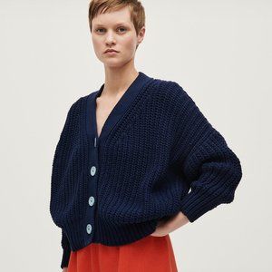 Babaa Cotton Cardigan no 18 in Navy